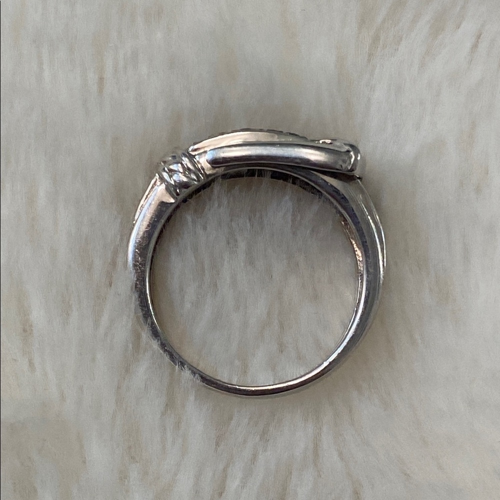Buckle Black Diamond Ring - Picture 4 of 6